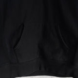 Supreme Perforated Leather Hooded Sweatshirt シュプリーム パンチング レザー ロゴ パーカー ブラック - NEWSED