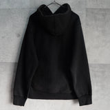 Supreme Perforated Leather Hooded Sweatshirt シュプリーム パンチング レザー ロゴ パーカー ブラック - NEWSED