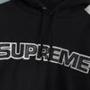 Supreme Perforated Leather Hooded Sweatshirt シュプリーム パンチング レザー ロゴ パーカー ブラック