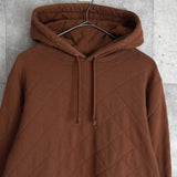 Supreme Quilted Hooded Sweatshirt シュプリーム キルティング パーカー キャメル - NEWSED