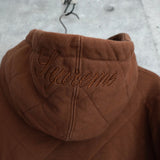 Supreme Quilted Hooded Sweatshirt シュプリーム キルティング パーカー キャメル - NEWSED