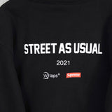 Supreme × WTAPS Sic`em!!Hooded Sweatshirt シュプリーム × ダブルタップス フーディー パーカー ブラック - NEWSED