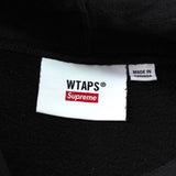 Supreme × WTAPS Sic`em!!Hooded Sweatshirt シュプリーム × ダブルタップス フーディー パーカー ブラック - NEWSED