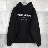 Supreme × WTAPS Sic`em!!Hooded Sweatshirt シュプリーム × ダブルタップス フーディー パーカー ブラック - NEWSED