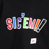 Supreme × WTAPS Sic`em!!Hooded Sweatshirt シュプリーム × ダブルタップス フーディー パーカー ブラック - NEWSED