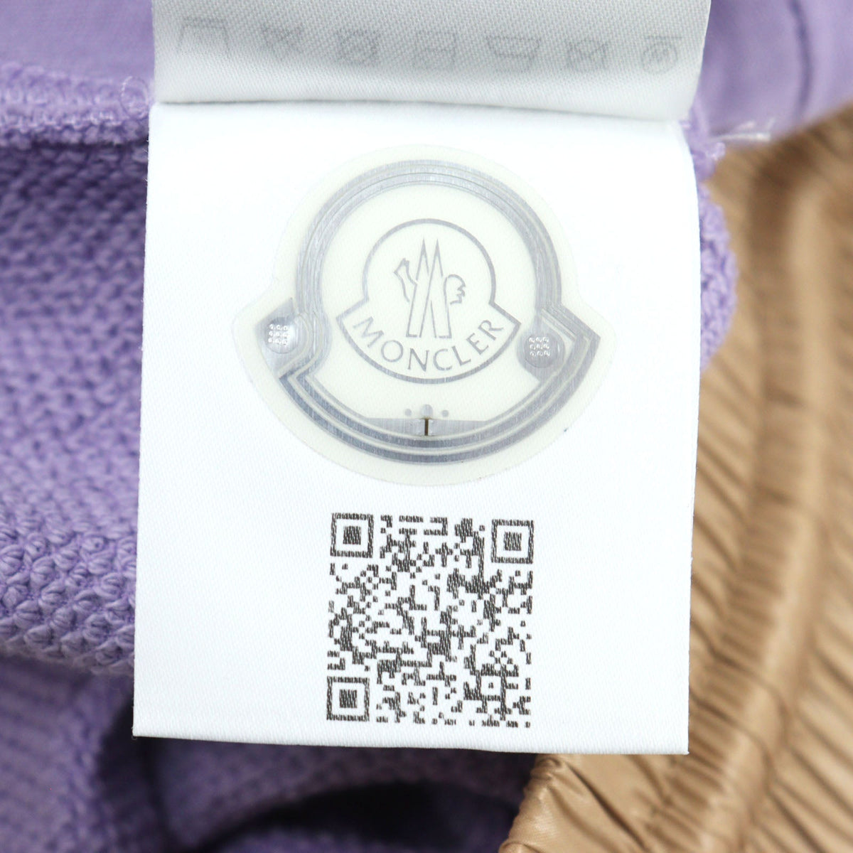 モンクレール SWEATBOTTOM ロゴワッペン付き ドローストリング コントラストトリム スウェット パンツ パープル M メンズ - NEWSED
