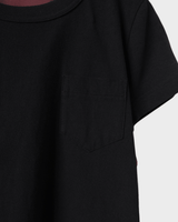 サカイ 異素材 ドッキング Tシャツ ブラック サイズ1 レディース - NEWSED