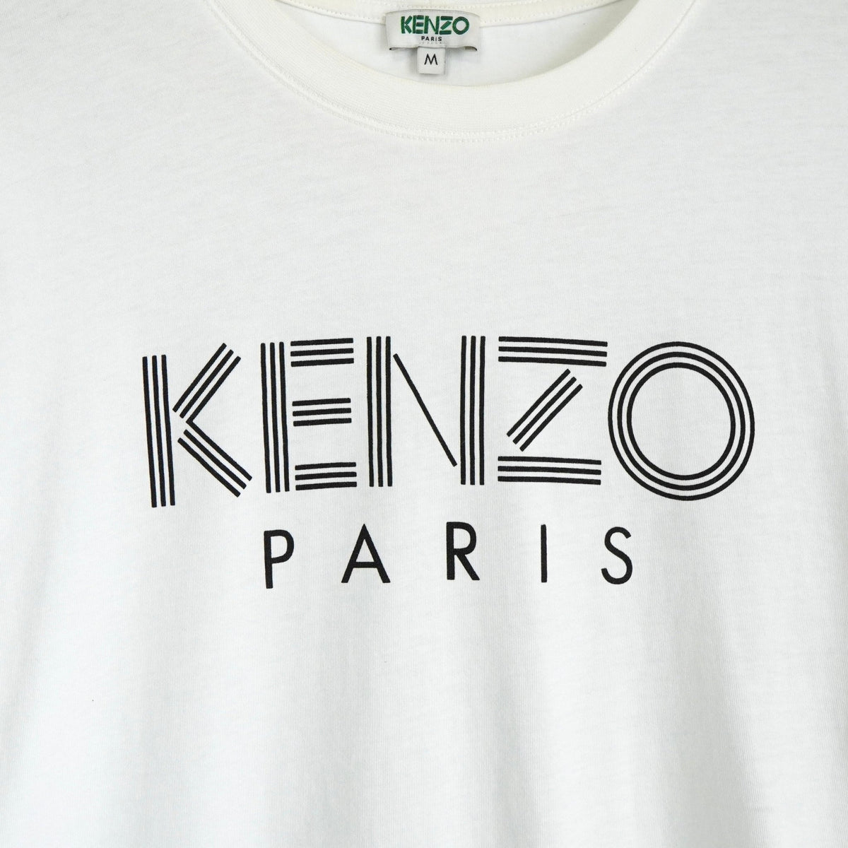 ケンゾー ロゴ Tシャツ ホワイト - NEWSED