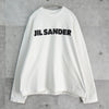 Jil Sander 徽标大码长袖上衣 白色