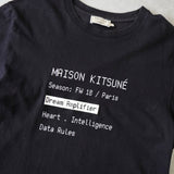 メゾン キツネ プリント Tシャツ ブラック - NEWSED