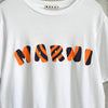 Marni Multicolor Logo T-Shirt in White