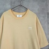 アミパリ アミ パリス ロゴ Tシャツ イエロー - NEWSED