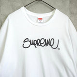 シュプリーム ロゴ Tシャツ ホワイト - NEWSED