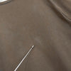 Maison Kitsune College Logo T-Shirt in Brown Khaki