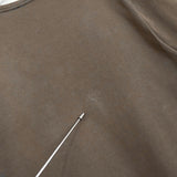 メゾンキツネ カレッジロゴ Tシャツ ブラウンカーキ - NEWSED