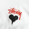 Stussy 徽标双面印花短袖 T 恤（白色）