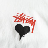 ステューシー ロゴ 両面プリント 半袖Tシャツ ホワイト - NEWSED