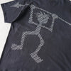 Stussy Shadow Man 双面印花 T 恤 黑色