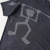 ステューシー シャドーマン 両面プリント Tシャツ ブラック - NEWSED