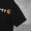 カーハート ロゴ Tシャツ ブラック
