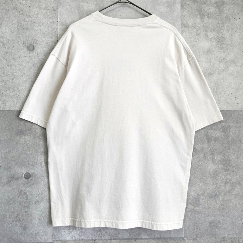 バレンシアガ ロゴ刺繍 オーバーサイズ Tシャツ ベージュ | ブランド