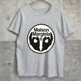 エムエムシックス メゾンマルジェラ プリント Tシャツ グレー - NEWSED