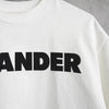 Jil Sander 徽标 T 恤白色