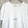 サンローラン パリ ワンポイントロゴ Tシャツ ホワイト