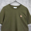 メゾン キツネ チラックスフォックス Tシャツ カーキ