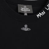 ヴィヴィアン ウエストウッド オーブ ロゴネック Tシャツ ブラック - NEWSED