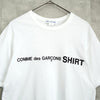 Comme des Garçons 衬衫 徽标 T 恤 白色