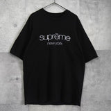 シュプリーム ロゴ Tシャツ ブラック - NEWSED