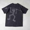 Stussy Shadow Man 双面印花 T 恤 黑色