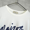 メゾンキツネ 筆記体ロゴ Tシャツ ホワイト