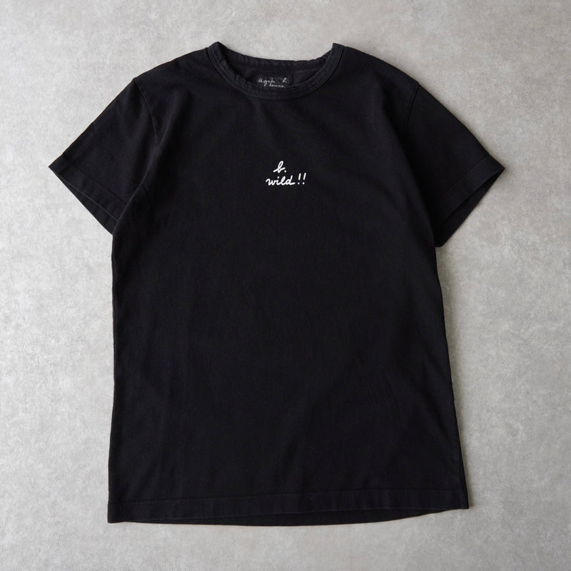 アニエスベー ロゴ Tシャツ ブラック レディース - NEWSED