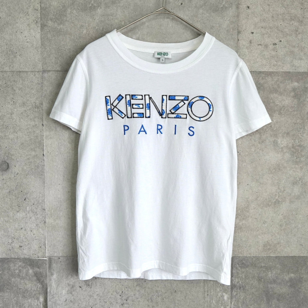 ケンゾー ロゴ Tシャツ ホワイト レディース