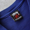 Stüssy 蓝色徽标印花 T 恤