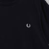 フレッドペリー ロゴ 刺繍 Tシャツ ブラック