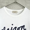 メゾン キツネ 筆記体ロゴ Tシャツ ホワイト