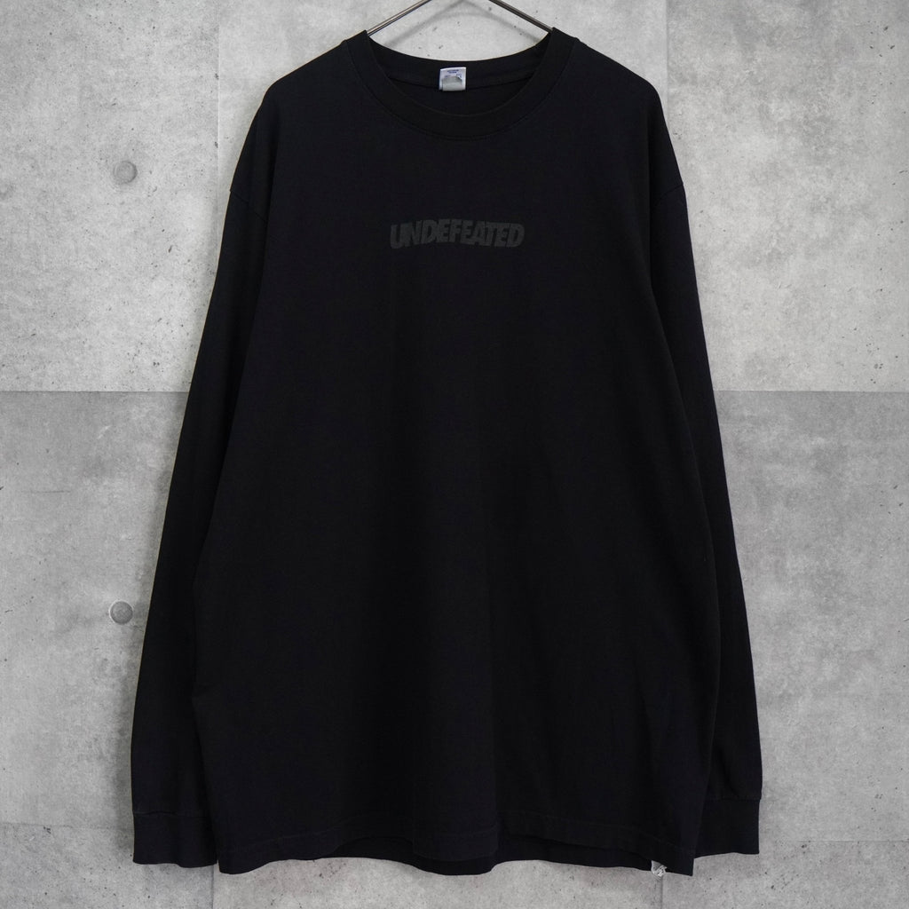 アンディフィーテッド ロゴ ロンT ブラック
