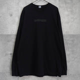 アンディフィーテッド ロゴ ロンT ブラック - NEWSED