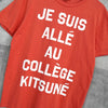 Maison Kitsune 橙色徽标 T 恤