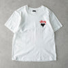 Stussy 徽标双面印花短袖 T 恤（白色）