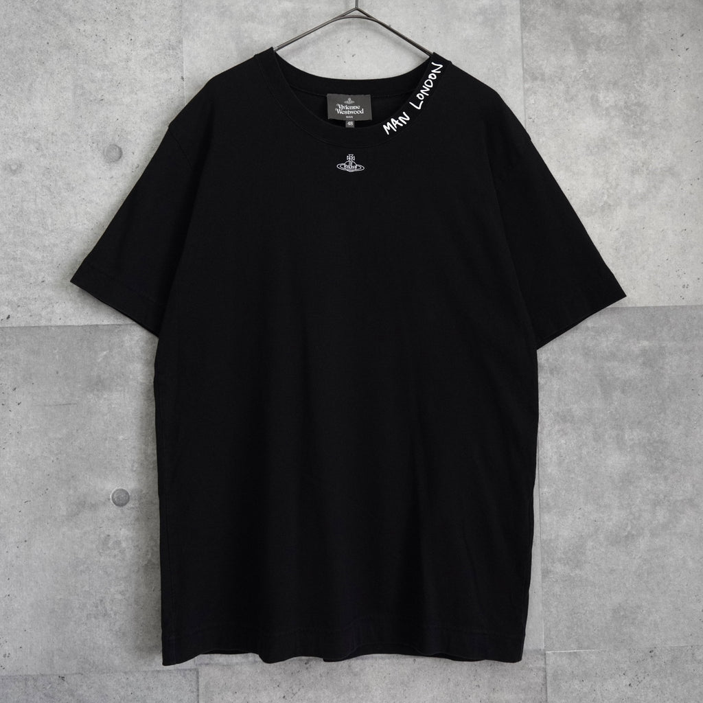 ヴィヴィアン ウエストウッド オーブ ロゴネック Tシャツ ブラック