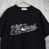 メゾン キツネ カレッジロゴ Tシャツ ブラック