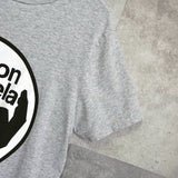 エムエムシックス メゾンマルジェラ プリント Tシャツ グレー - NEWSED