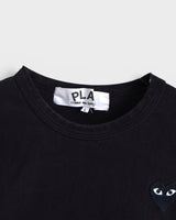 プレイ コム デ ギャルソン ハートロゴ Tシャツ ブラック - NEWSED