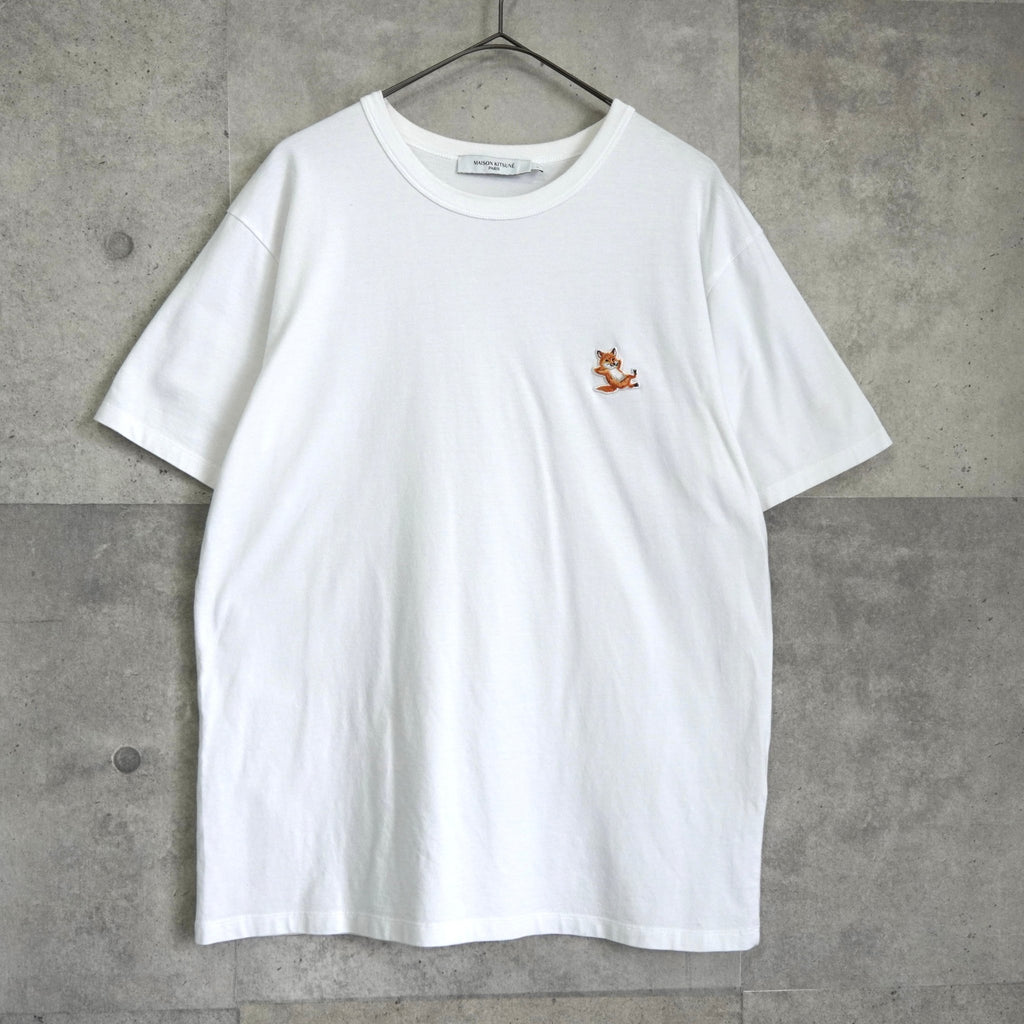 メゾン キツネ チラックスフォックス Tシャツ ホワイト