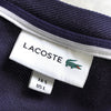 Lacoste 海军蓝徽标凸纹口袋 T 恤