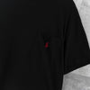 Polo by Ralph Lauren Logo Embroidered Pocket T-Shirt in Black